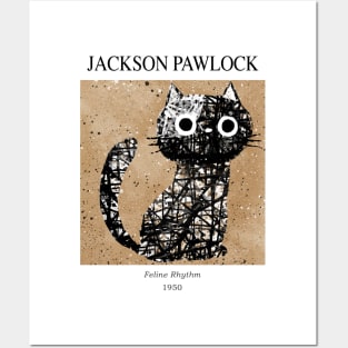 Jackson Pawlock Gallery cat Posters and Art